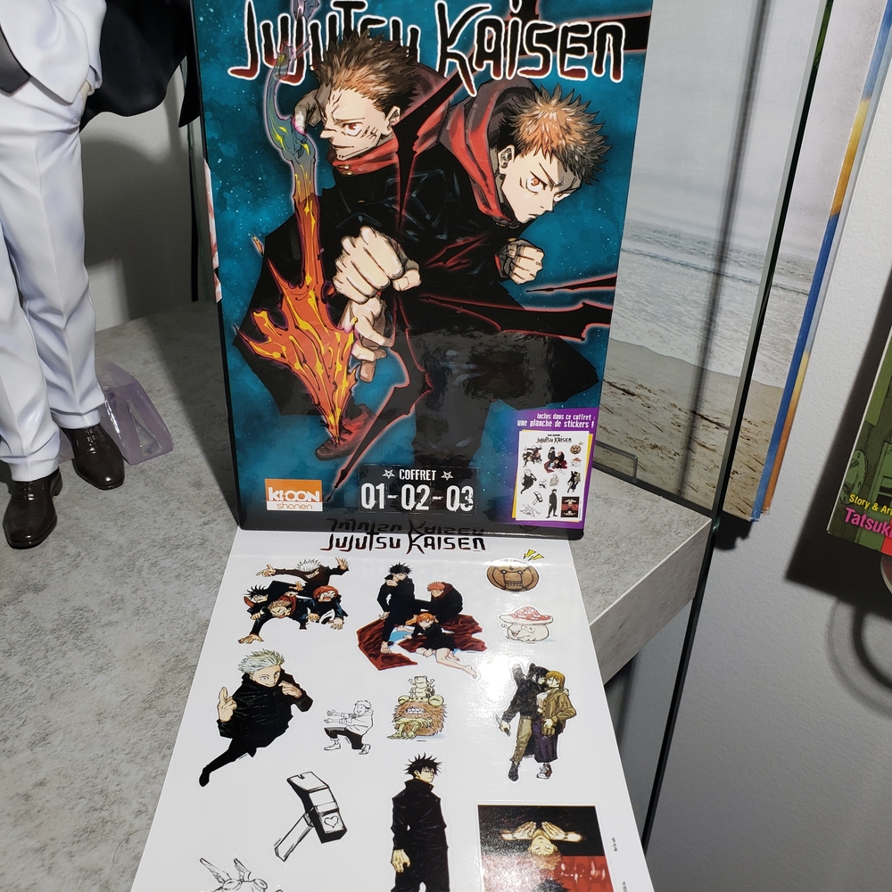 (In FRENCH) Jujutsu Kaisen MANGA Set + Bonus Stickers